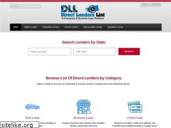 directlenderslist.com