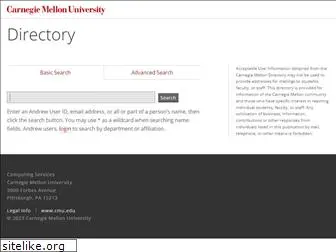 directory.andrew.cmu.edu