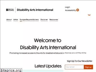 disabilityartsinternational.org
