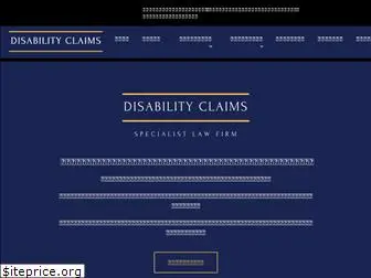 www.disabilityclaims.uk