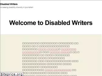 disabledwriters.com