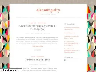 disambiguity.com
