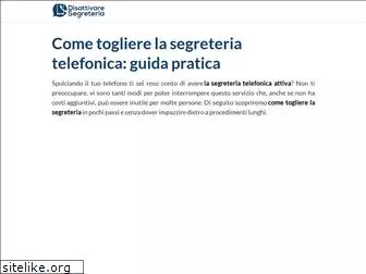disattivaresegreteria.com