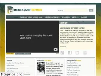 discipleshipdefined.com