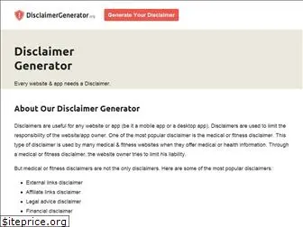 disclaimergenerator.org