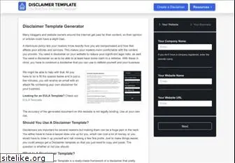 disclaimertemplate.net