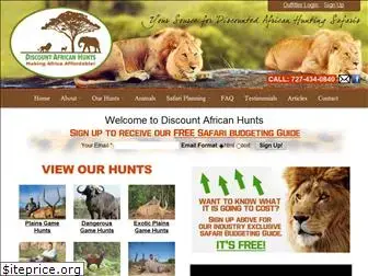 discountafricanhunts.com