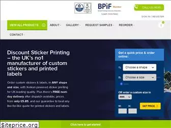 Print custom stickers and labels - StickerApp