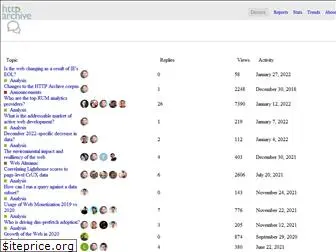 discuss.httparchive.org