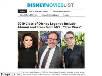 disneymovieslist.com