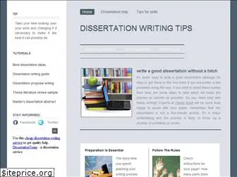 dissertationwritingtips.net