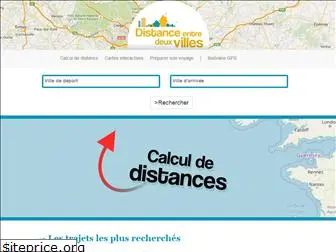 distanceentredeuxvilles.com