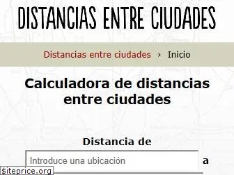 distanciasentreciudades.com