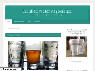 distilledwaterassociation.org