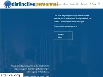 distinctivepersonnel.com