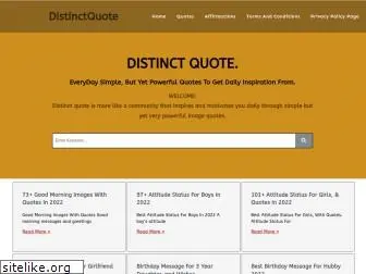distinctquote.com