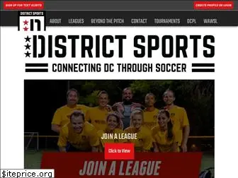 districtsportssoccer.org