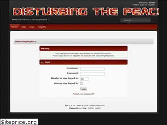 disturbingthepeace.co.uk