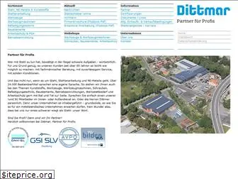 www.dittmar-stahl.de website price