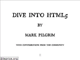 diveintohtml5.org