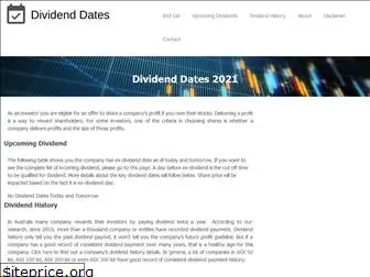 dividenddates.com.au
