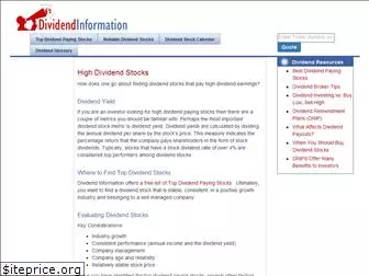 dividendinformation.com