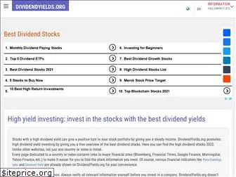 dividendyields.org