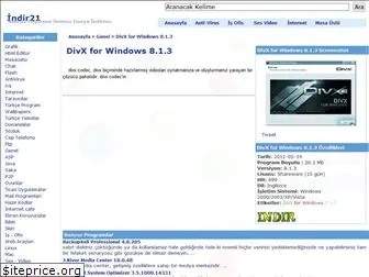 divx-for-windows-8-1-3-indir.indir21.com