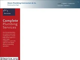 dixonplumbingcontractors.com