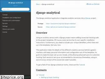 django-analytical.readthedocs.io