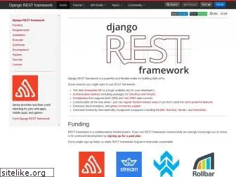 django-rest-framework.org