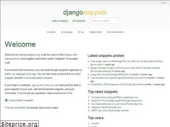 djangosnippets.org