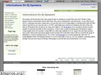 djspeakers1111.wikidot.com