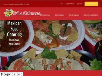 dlacolmenacatering.com