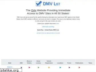 dmvlist.com