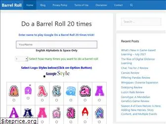 Do a Barrel Roll 10000 times - Google do a barrel roll 10 thousand times -  Gogroll