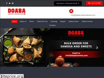 doabasweetsrestaurant.com