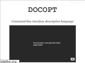 docopt.org