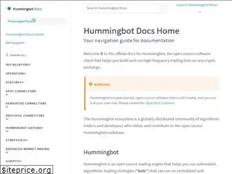 docs.hummingbot.io