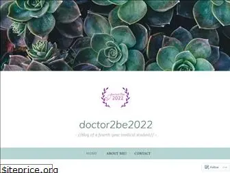 doctor2be2022.wordpress.com
