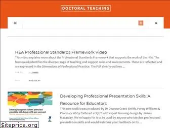 doctoralteaching.org