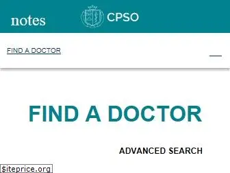 doctors.cpso.on.ca