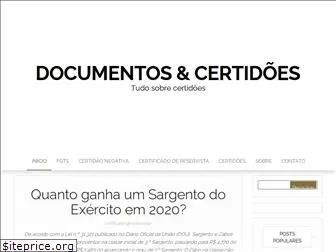 documentosecertidoes.com