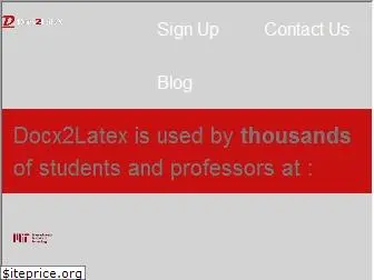 docx2latex.com