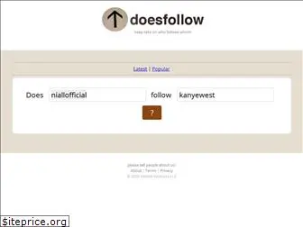 doesfollow.com