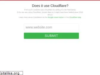 doesitusecloudflare.com