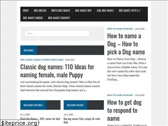 dognamesbest.com