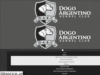 dogoargentinokennelclub.com
