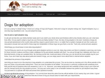 dogsforadoption.org
