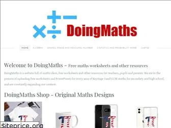 doingmaths.co.uk